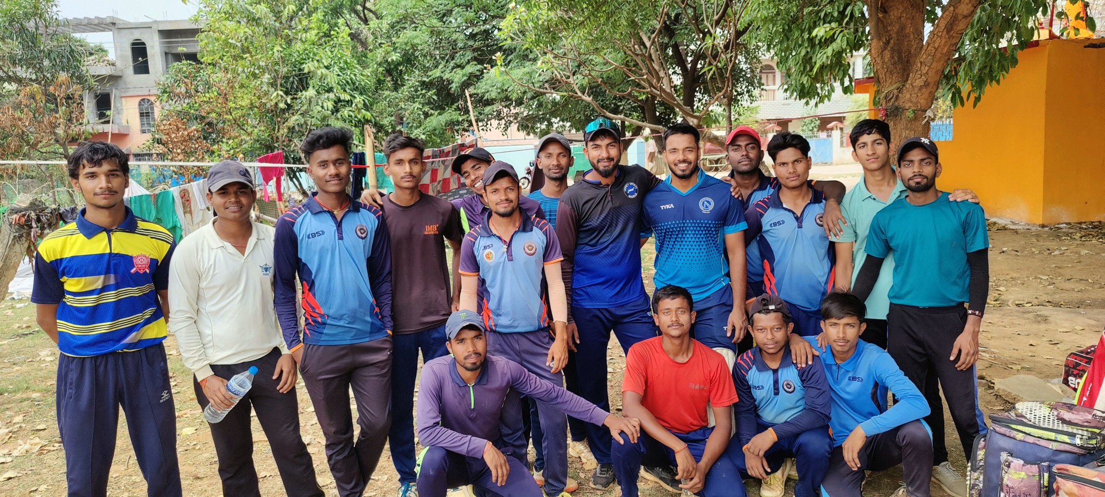 The senior RPCA squad together after a session in Ranchi