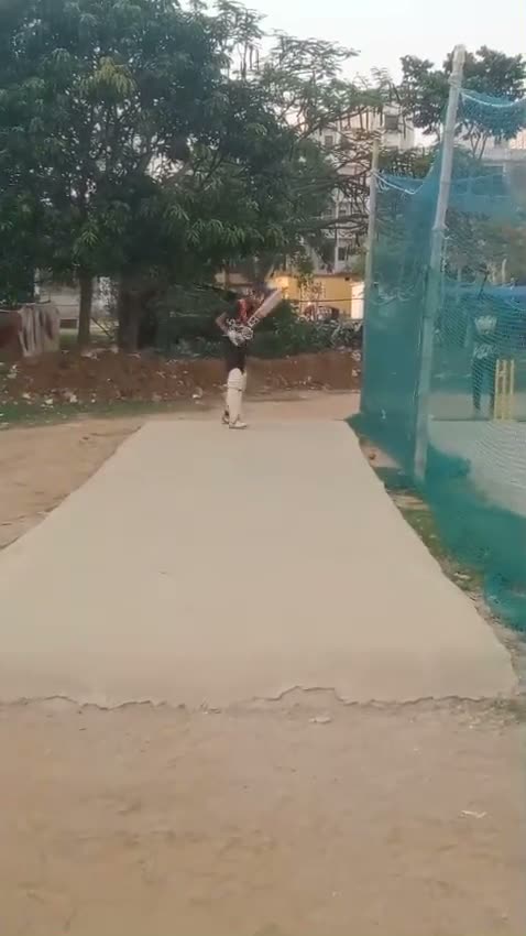 A batter driving in the RPCA nets